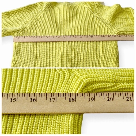 Cinq à Sept Laney Button Front Feather Trim Cardigan, Size S, Key Lime, New with - Picture 12 of 12